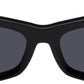 Black 'The Icon' Rectanglar Sunglasses