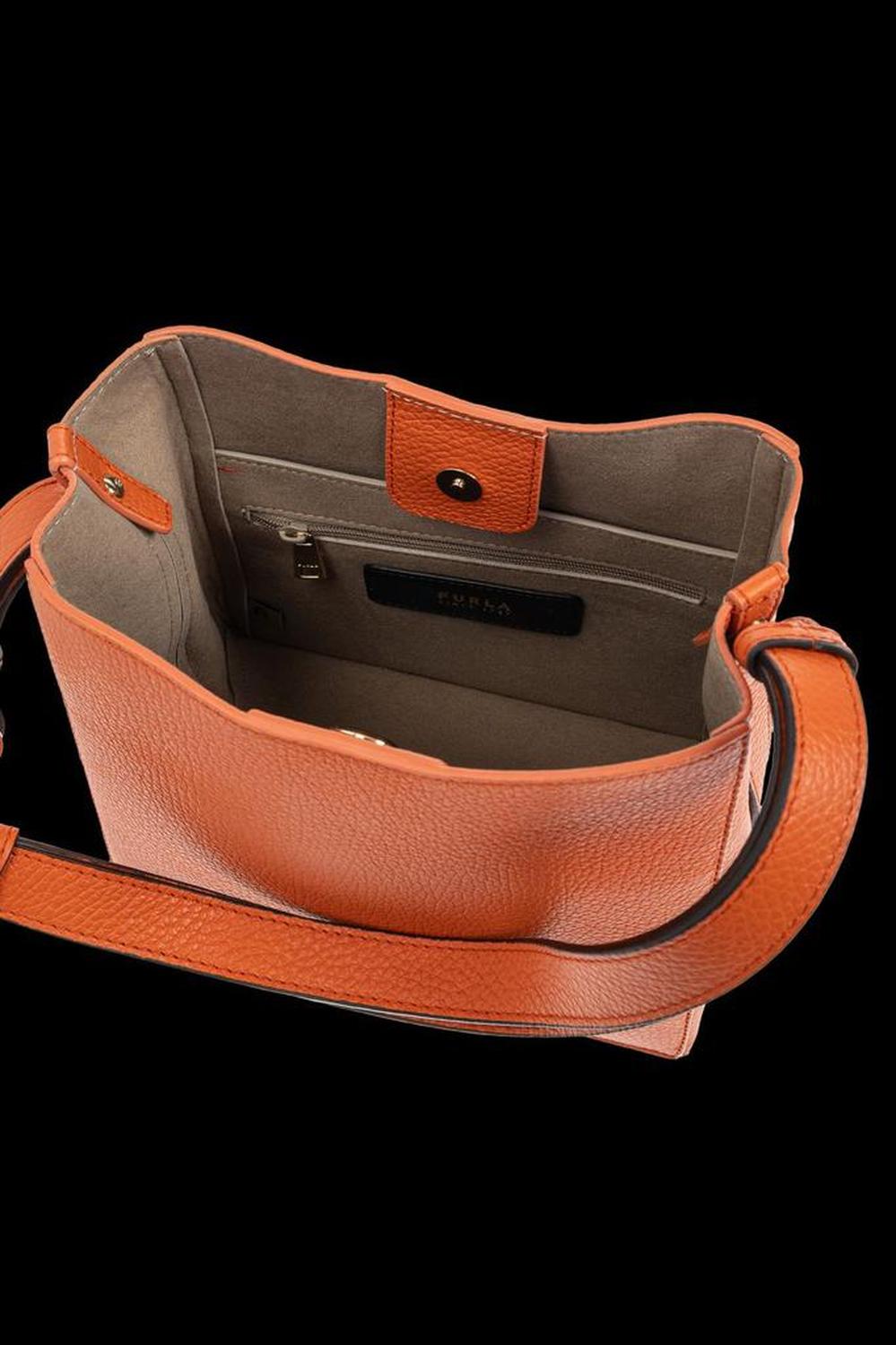 Furla Nuvola Logo Printed Mini Bucket Bag