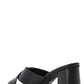 Furla Chic Buckle Detailed Heeled Mules