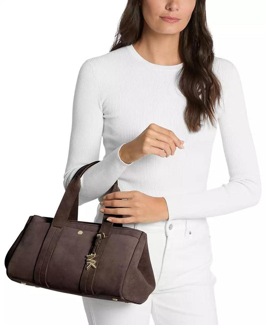 Michael Kors Romee Medium Leather East West Satchel