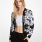 Palm Jacquard Zip-Up Hoodie