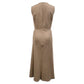 Ural Midi Dress In Brown Wool