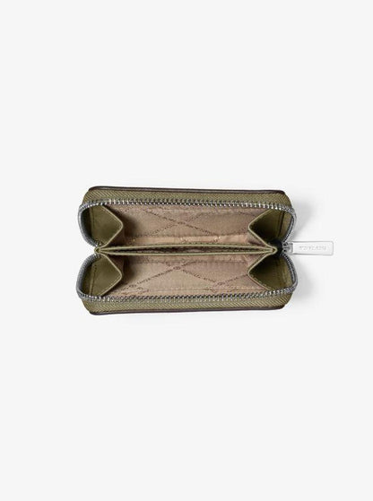 Jet Set Medium Distressed Zip Card Case