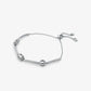 Pavé Precious Metal-Plated Sterling Silver Bracelet