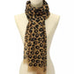 Leopard Print Oblong Scarf
