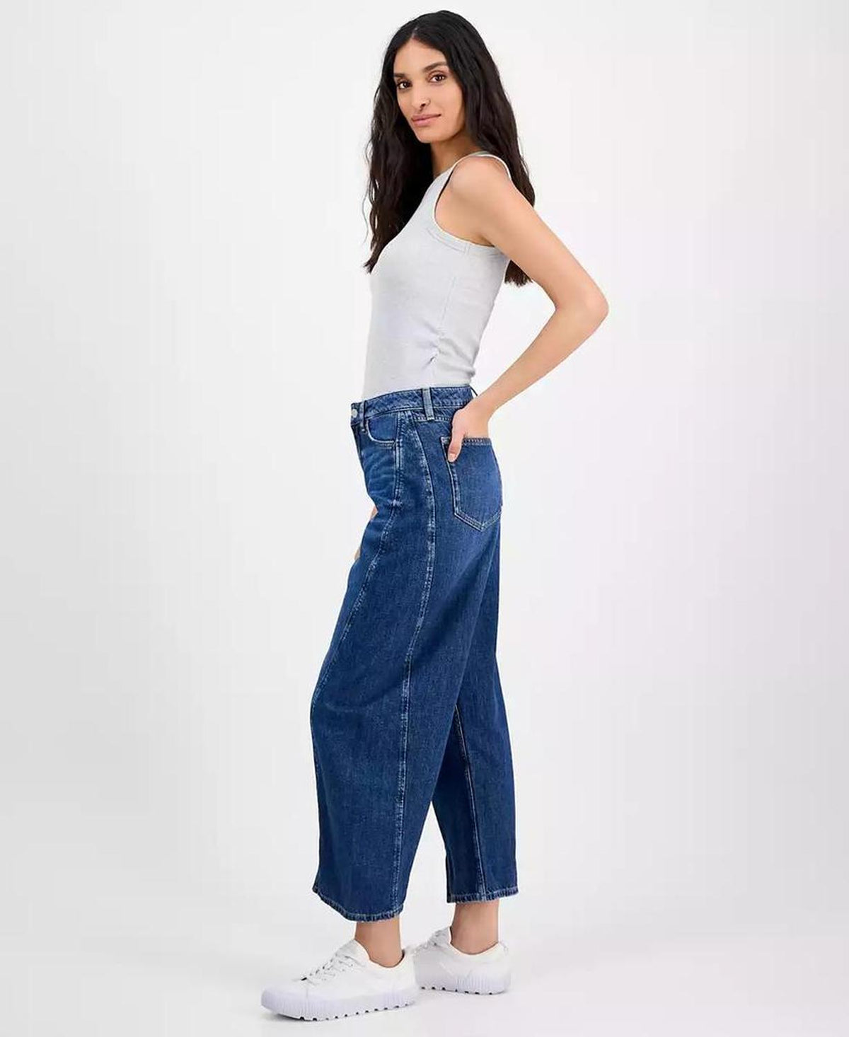 Women's High-Rise Balloon Ankle Jeans