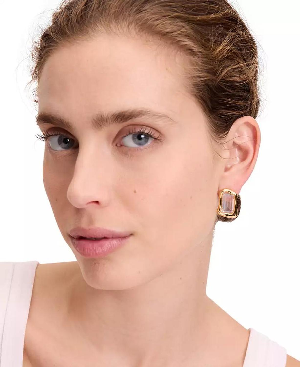 Cubic Zirconia Statement Stud Earrings