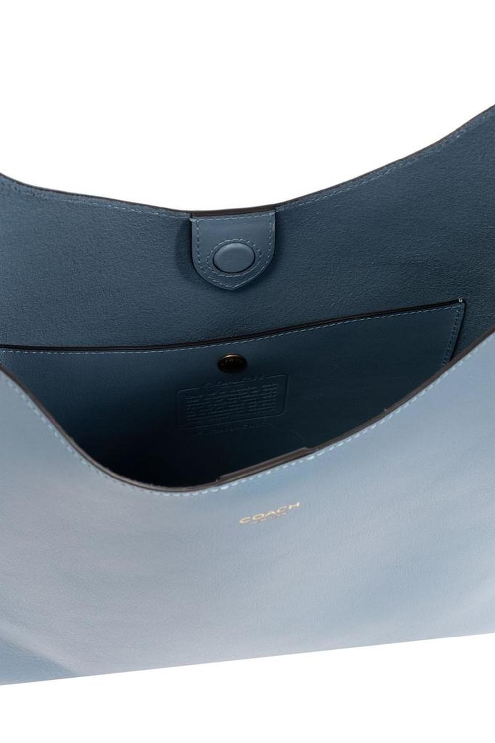 Coach Brooklyn 28 Logo Detailed Shoulder Bag