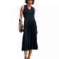 Women's Plisse Skirt Mixed-Material Dress