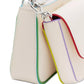 Double Up Rainbow Leather Crossbody