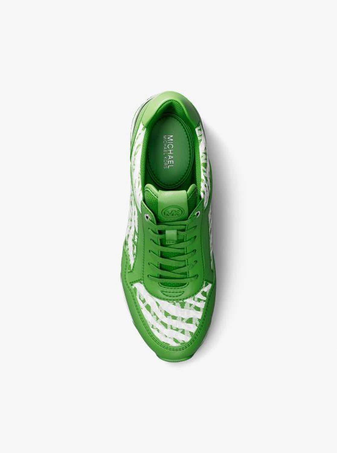 Maddy Zebra Print Signature Logo Trainer