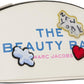White 'The Sticker Patch Beauty Bag' Cosmetic Pouch