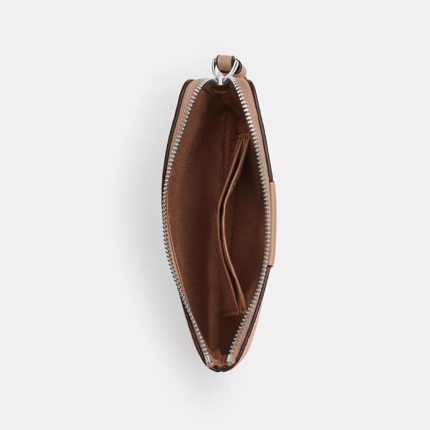 Corner Zip Wristlet In Signature Canvas With Stripe