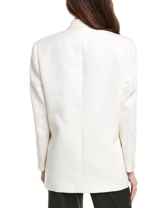 Double Breasted Wool Blazer