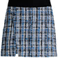 Women's Multicolored Tweed Mini Skirt