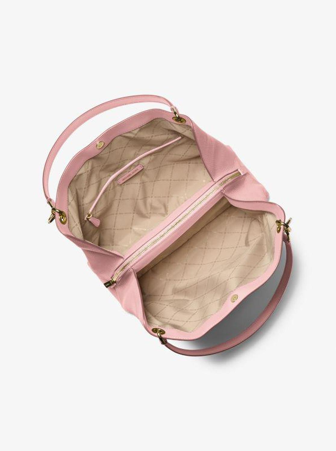 Christina Large Pebbled Leather Shoulder Bag