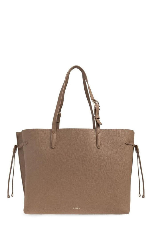 Furla Ava Logo Printed Large Shopper Bag