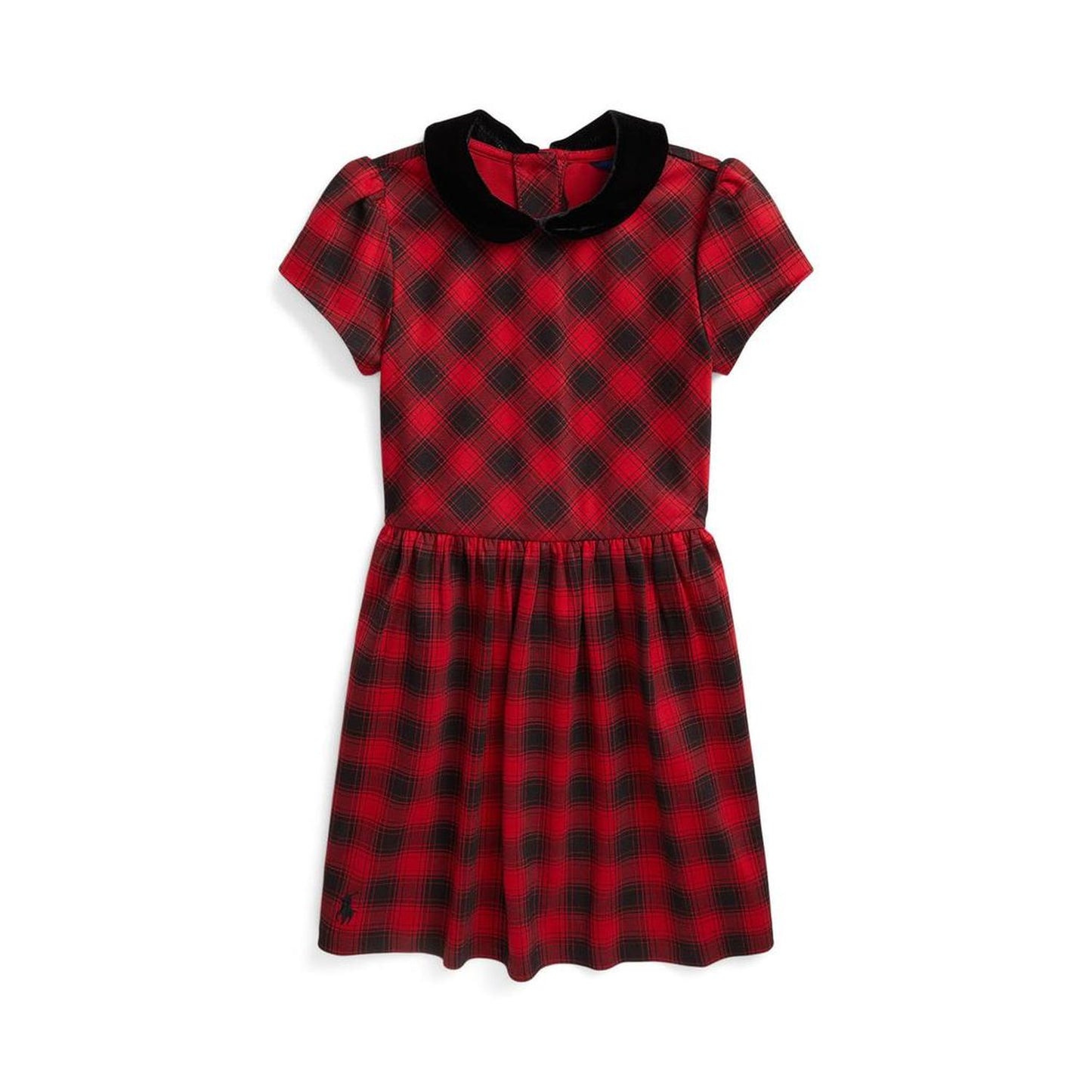 Buffalo Check Stretch Ponte Dress (Toddler/Little Kids)