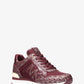 Maddy Metallic Signature Logo Trainer