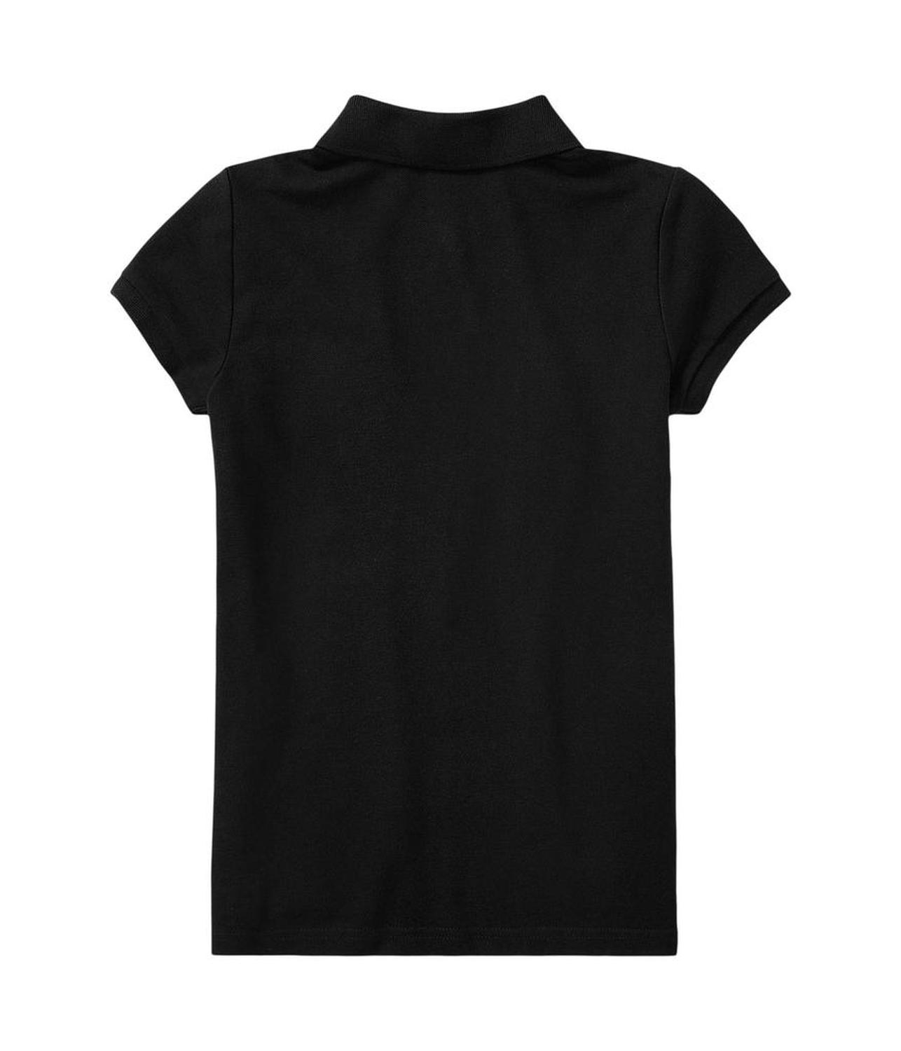 Short Sleeve Mesh Polo Shirt (Little Kids)