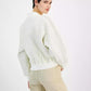 Women's Solid-Color Quilted Bomber Jacket
