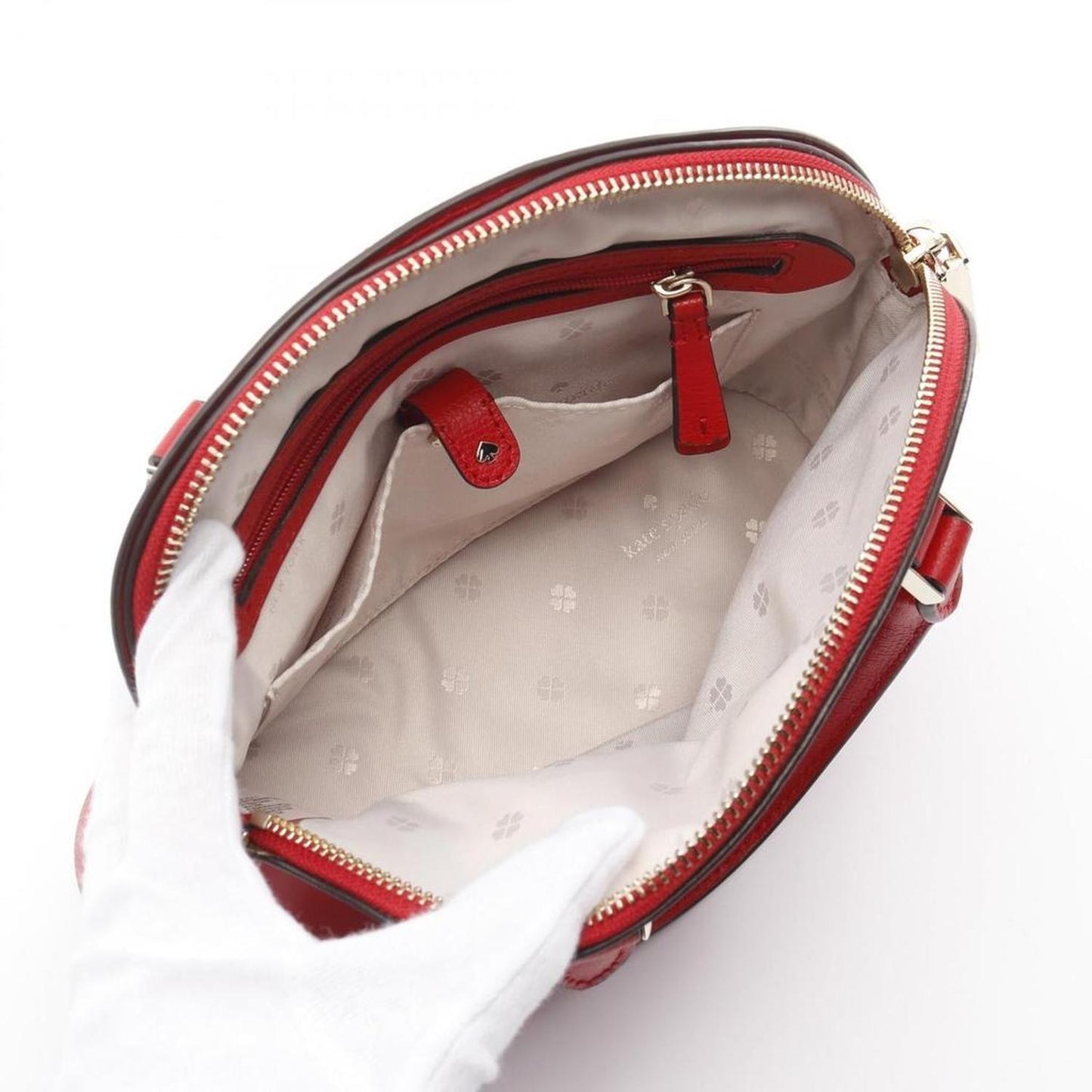 Sylvia Leather Handbag Red