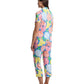 Short Sleeve Cropped PJ Set
