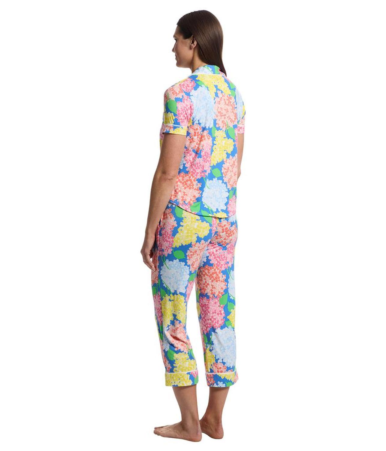 Short Sleeve Cropped PJ Set