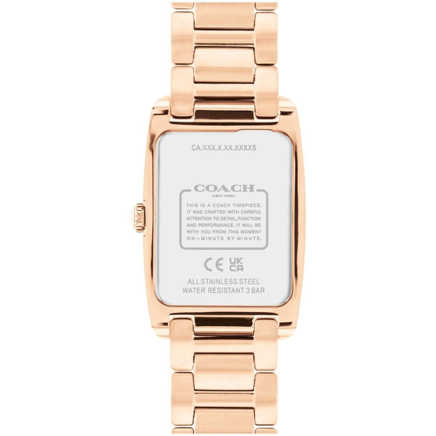 Women's Resse Rose Gold-Tone Stainless Steel Crystal Watch 24mm