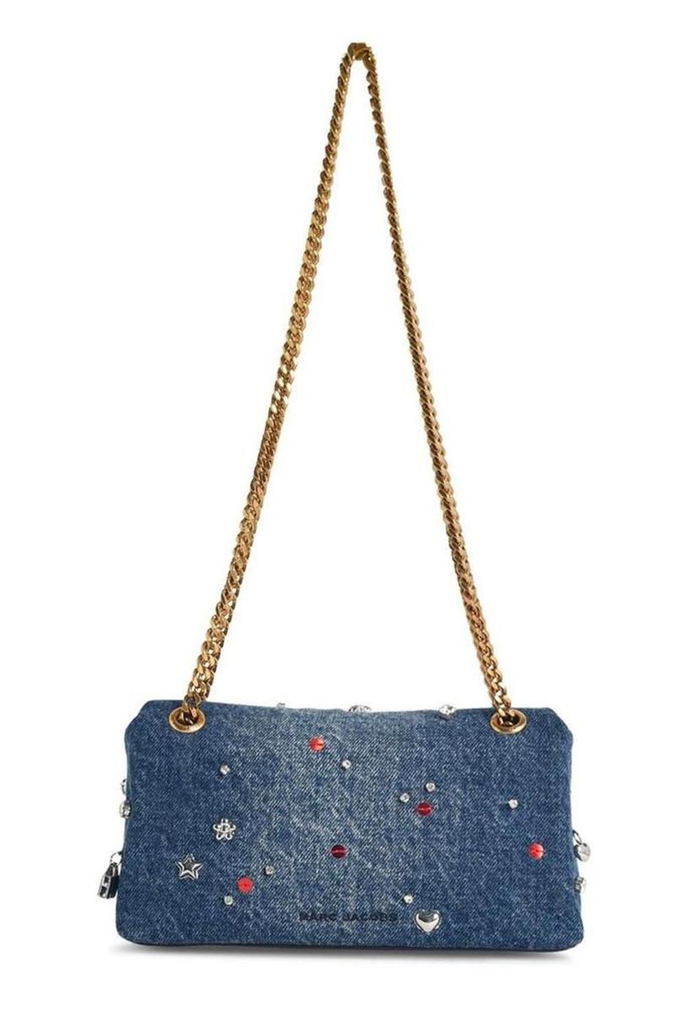 Marc Jacobs Mini The Trinket Denim Crossbody Bag