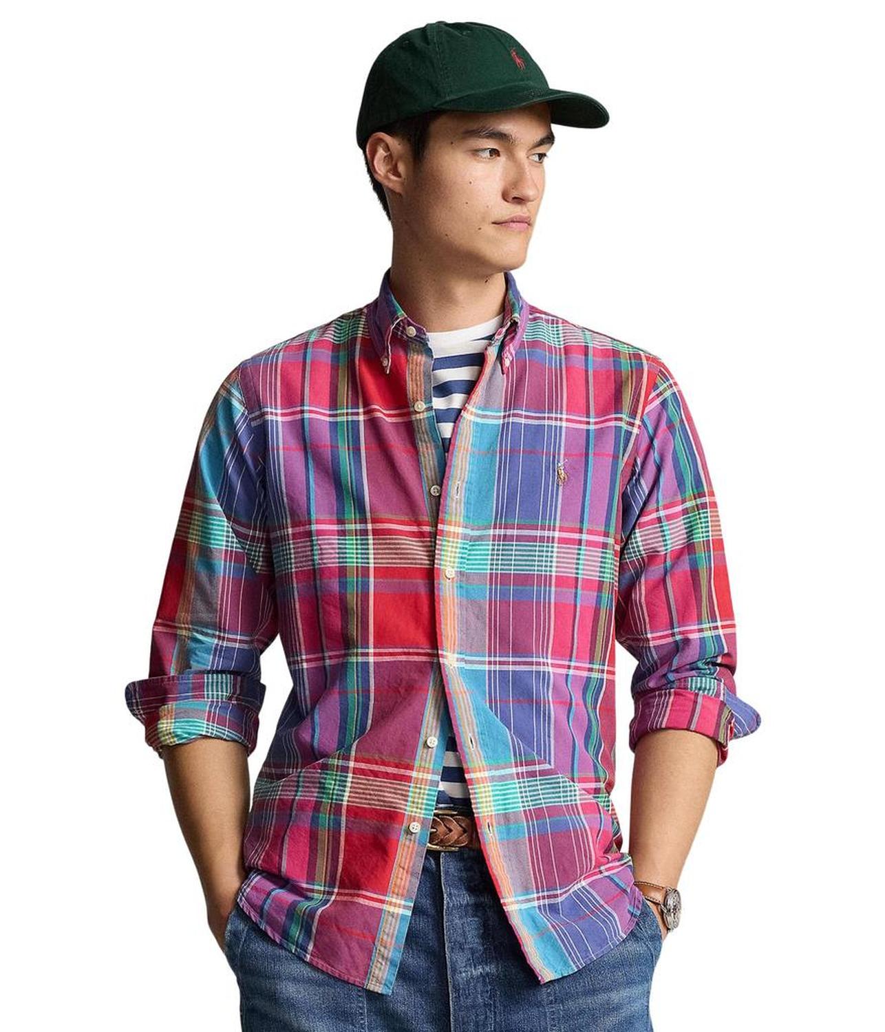 Classic Fit Striped Oxford Shirt