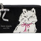Whiskers Saffiano Leather Small Slim Bifold Wallet