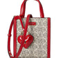Spade Flower Coated Canvas Vday Spade Flower Coated Canvas Manhattan Mini Tote