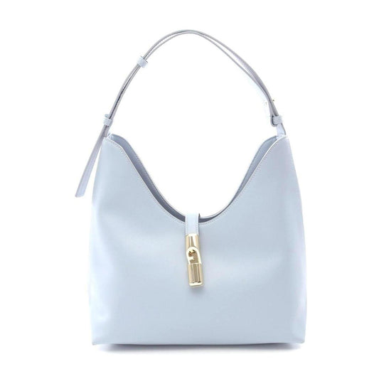 Goccia Leather Shoulder Bag Blue