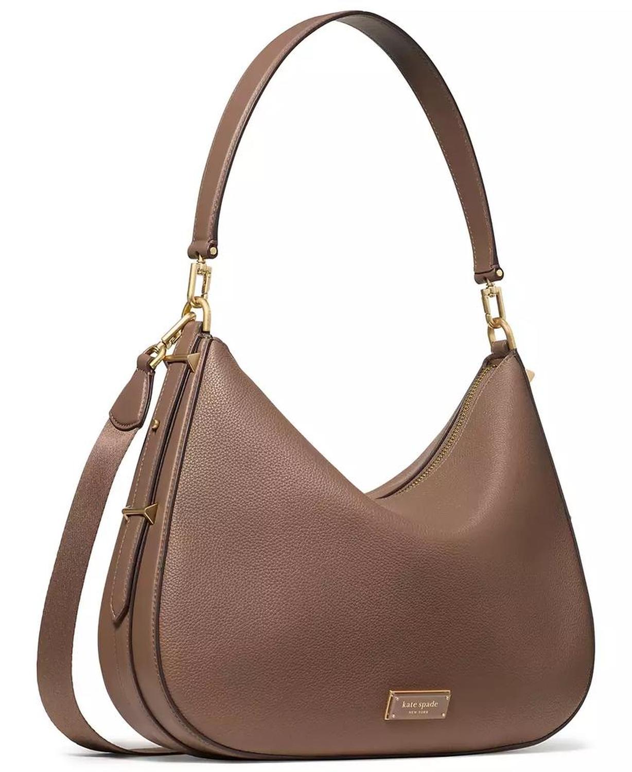 Liv Large Pebbled Leather Hobo Bag