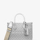 Mirella Small Metallic Signature Logo Crossbody Bag