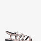 Darrington Snake Embossed Leather Sandal