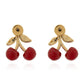 Coach Cherry Motif Earrings