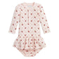 Floral Waffle Henley Dress & Bloomer (Infant)