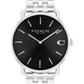 Men's Elliot Silver Tone Stainless Steel Bracelet Watch, 43mm