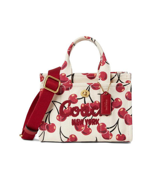 Cargo Tote Bag 20 with Cherry Print