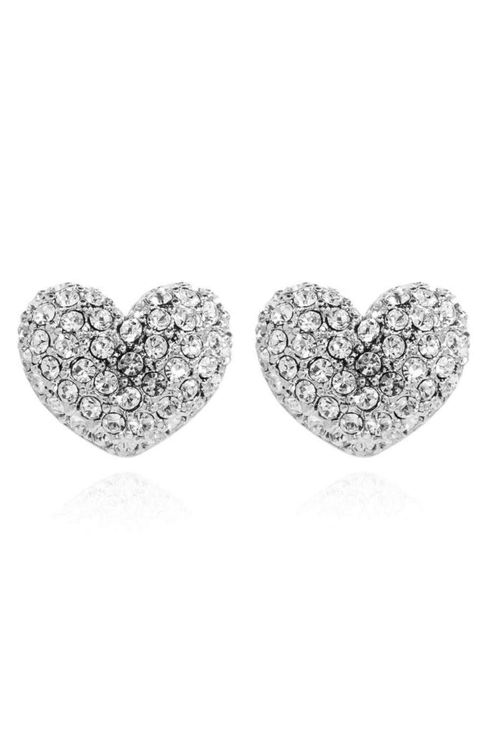 Marc Jacobs The Heart Pave Earrings
