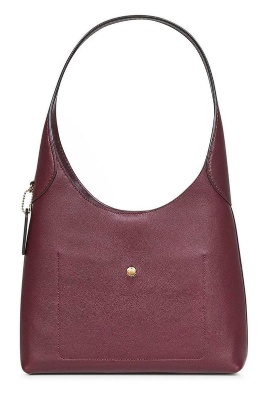 Coach Brooklyn 28 Logo Detailed Shoulder Bag