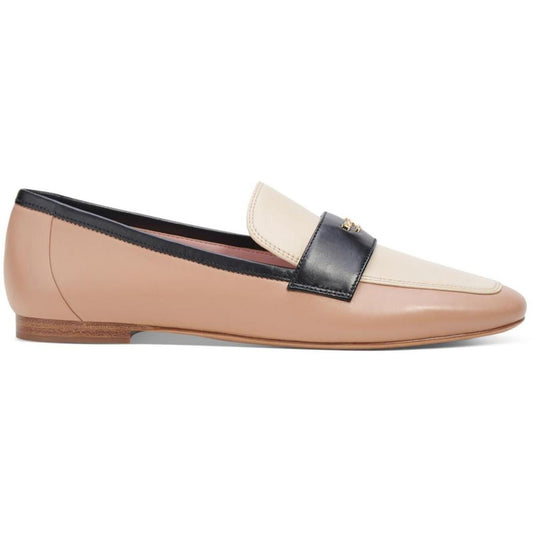 Leighton Womens Leather Slip-On Loafers