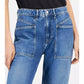 Women's Soft Stretch Denim Wide-Leg Pants