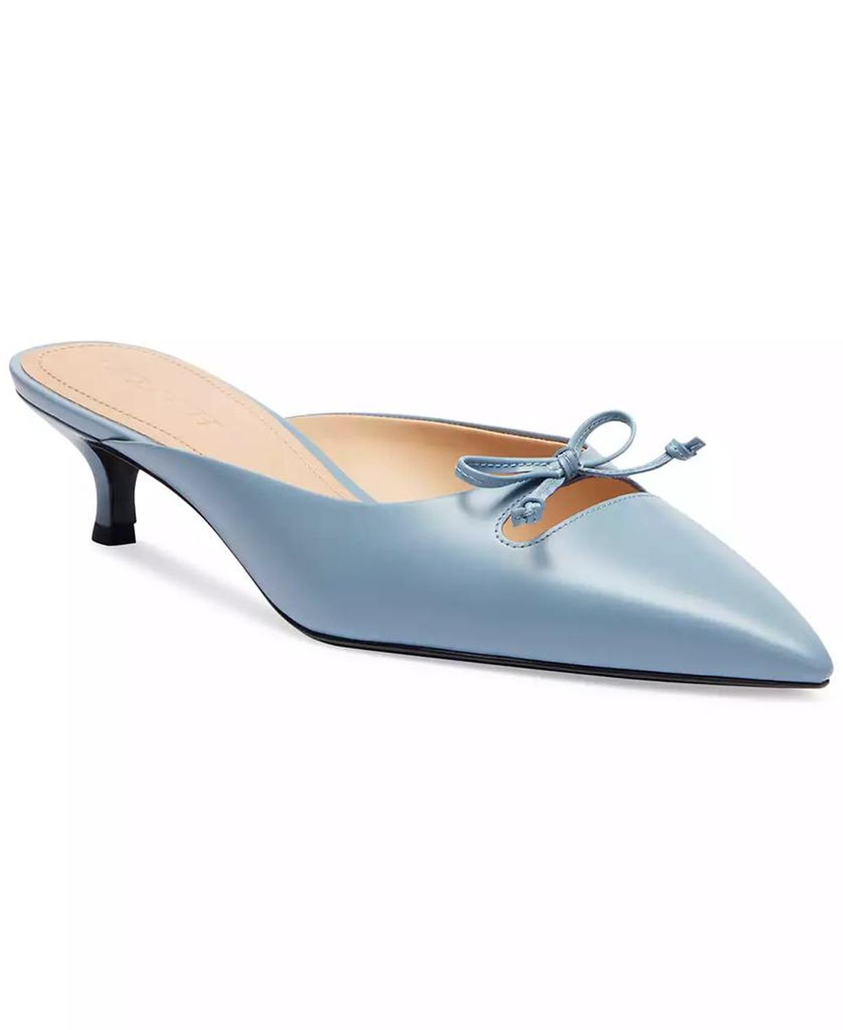 Women's Runway Embellished Bow-Trim Mules