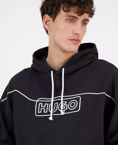 Men's Noider Relaxed Fit Long Sleeve Logo Hoodie