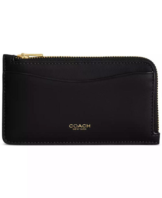 Essential New York Zip Leather Card Case