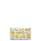 Morgan Sunshine Floral Printed Pvc Flap Chain Wallet