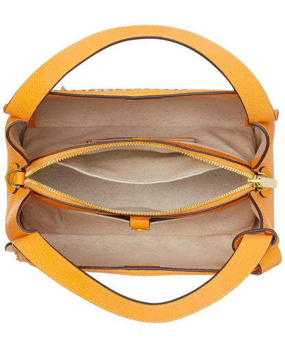 Knott Raffia Tweed Crossbody Tote